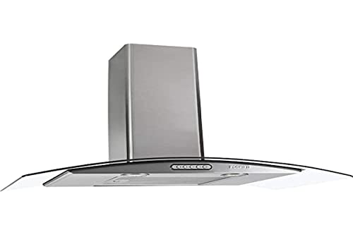 COIFA DE PAREDE Fogatti VIDRO CURVO DUTO SLIM INOX 80CM 220V