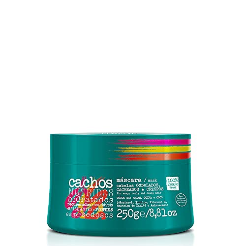 Máscara com D-Pantenol e Manteiga de Karité 250g | Amend Cachos | Tratamento de alta performance que hidrata e renova a vitalidade dos cachos.