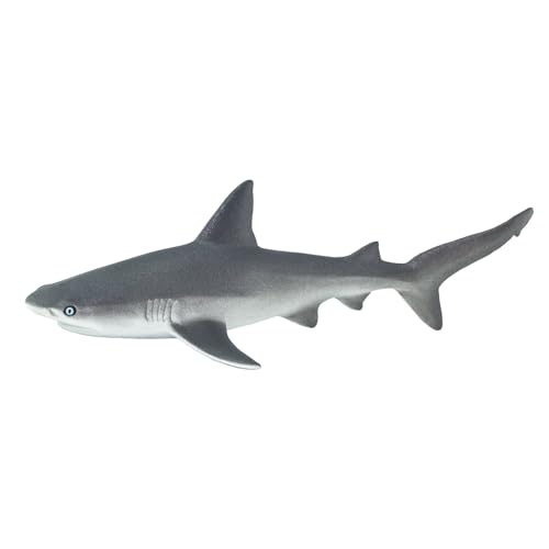 Safari Ltd. Gray Reef Shark Figurine - Detailed 6.25" Plastic Model Figure - Fun Educational Sea Life Play Toy for Boys, Girls & Kids Ages 3+