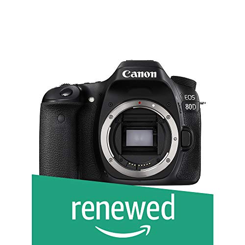 Canon EOS 80D Digital SLR Camera Body (Black) (Renewed) : Electronics