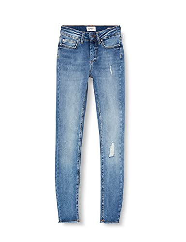 (-53%) ONLY Damen Onlblush Ankle Skinny Fit, Blau (Light Blue Denim Light Blue Denim), L / 32L