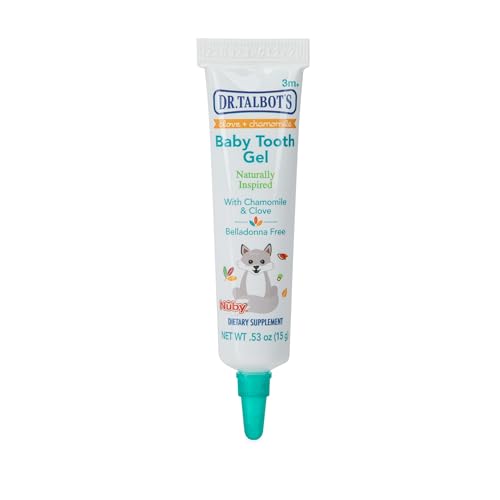 Dr. Talbot's Baby Tooth Gel for Sore Gums, Naturally Inspired, .53 Oz, Benzocaine Free, Belladonna Free