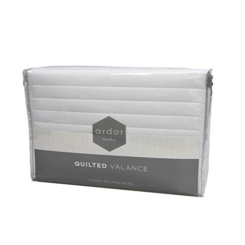 Quilted Valance, Single, White
