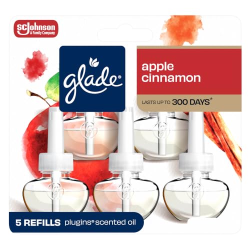 Glade PlugIns Scented Oil Refills, Apple Cinnamon