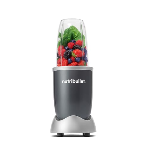 NutriBullet 600W Series Blender, Light Grey, Blender, Smoothie Maker with Powerful 600w...