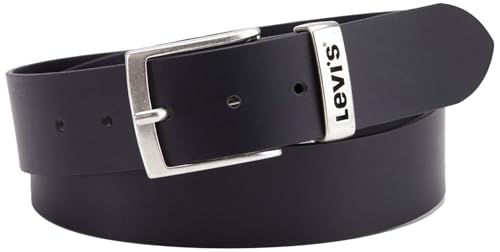 🔥 STARKER PREIS (-54%) Levi's Herren NEW ASHLAND Gürtel, Schwarz (Noir Regular Black), 110