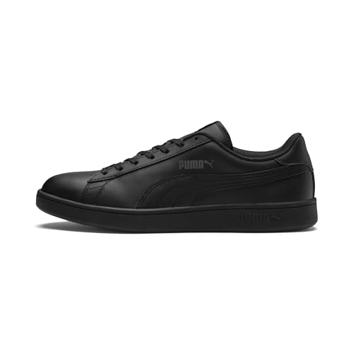 (-54%) PUMA Unisex Puma Smash v2 L Low-Top, Puma Black-Puma Black, 43 EU