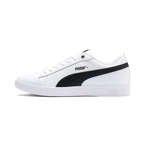 🔥 STARKER PREIS (-55%) PUMA Damen Puma Smash Wns V2 L Sneaker, Puma White Puma Black, 40 EU