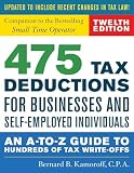 475 Tax Deductions For Businesses And Selfemployed Individuals An Atoz Guide To Hundreds Of Tax Writeoffs 422 Tax Deductions For Businesses And Selfemployed Individuals
