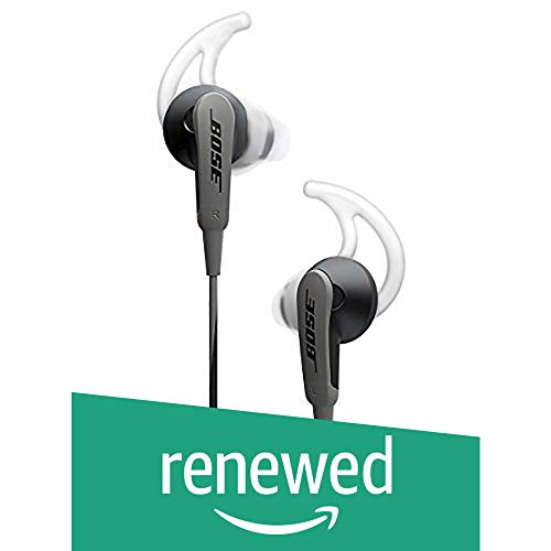 Bose SoundSport In-Ear Headphones For Apple Devices (741776-0010) - Charcoal (Renewed)