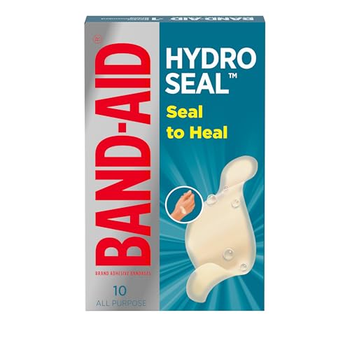 Band-Aid Brand Hydro Seal Waterproof Adhesive Bandages All Purpose 10ct