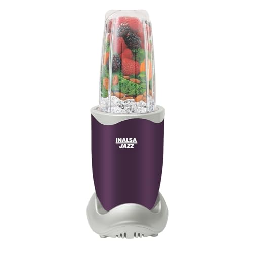 INALSA Mixer Grinder|3 Jar & 600 W Copper Motor| for Smoothies and Juices| Smoothie Maker |Nutri Mixer|3 Blades Including Fro