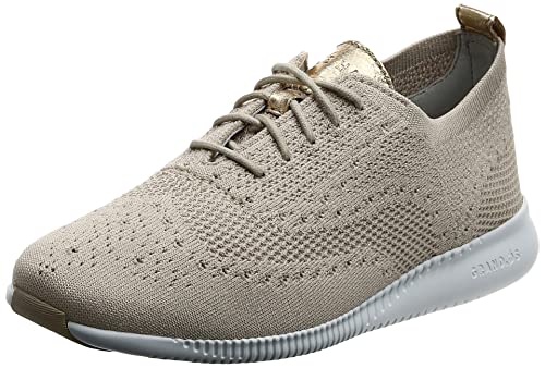 COLE HAAN Women's 2.Zerogrand Stitchlite Shoe, rye Knit/Optic White, 8 B US