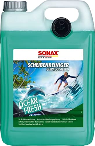 (-19%) SONAX ScheibenReiniger gebrauchsfertig Ocean-Fresh (5 Liter) gebrauchsfertiger Reiniger für die Scheiben- und Scheinwerferwaschanlage | Art-Nr. 02645000