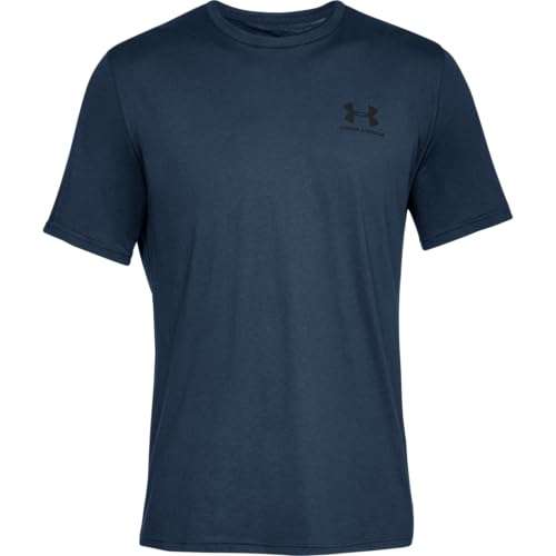(-35%) Under Armour Herren Sportstyle Left Chest, komfortables T-Shirt für Männer mit Logo auf der linken Brust, Sportshirt mit loser Passform