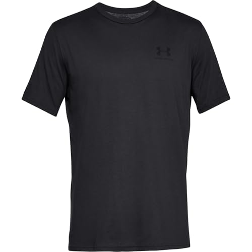 (-48%) Under Armour Herren Left Chest Logo T-Shirt Schwarz XL