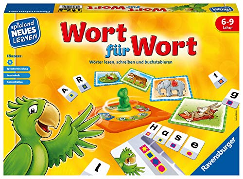 (-44%) Ravensburger 24955 - Wort für Wort - Spielen und Lernen für Kinder, Lernspiel für Kinder von 6-9 Jahren, Spielend Neues Lernen für 1-4 Spieler