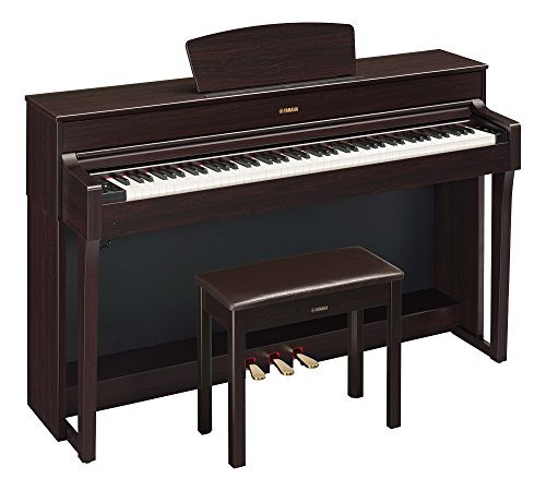 Yamaha Arius, Console Digital Weighted 88-Key Graded Hammer 3 Action, CFX Concert Grand Piano Sound, Includes Bench, Dark Rosewood (YDP184R)