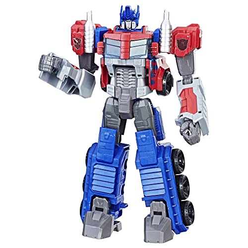 Transformers Toys Heroic Optimus Prime Action Figure - Timeless Large-Scale Figure, Changes into Toy Truck - Toys for Kids 6 and Up, 11-inch (Amazon Exclusive) : Amazon.ae: Electronics