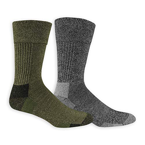 Dr. Scholl's Men's Advanced Relief Blisterguard - 2 & 3 Pair Packs Casual Sock, Olive, Green, Gray, 6.5-12 US