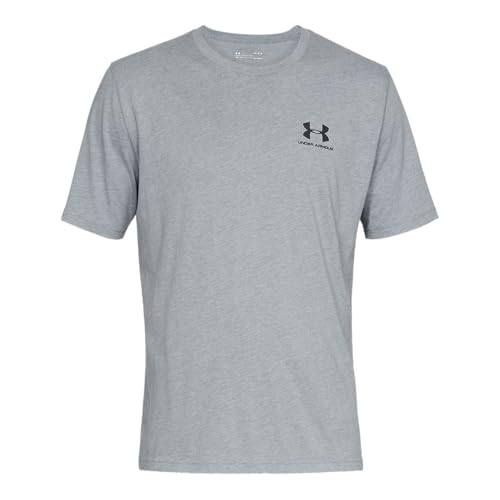 (-48%) Under Armour Herren Left Chest Logo T-Shirt Grau XL