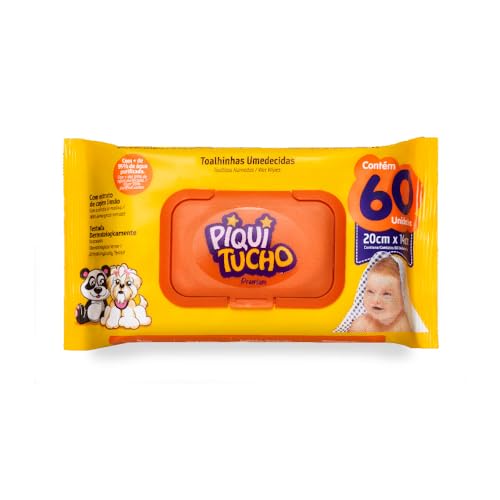 Banho Fresh Toalhinhas Umed Piquitucho Premium Com 60 Pcs