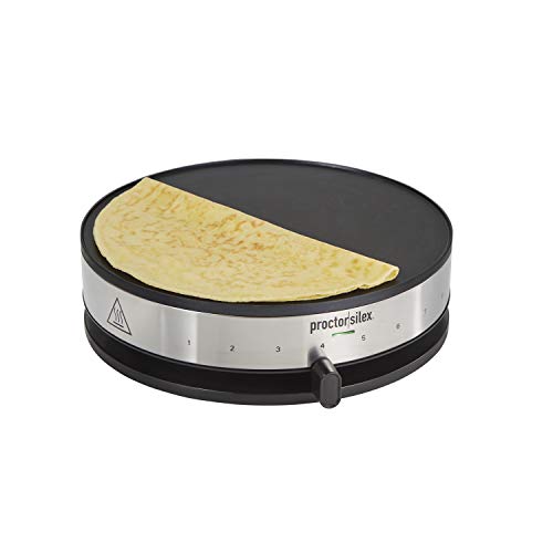 Proctor Silex 38400 Electric Crepe Maker Self-contained Setup For an all-in-one crepe making unit,