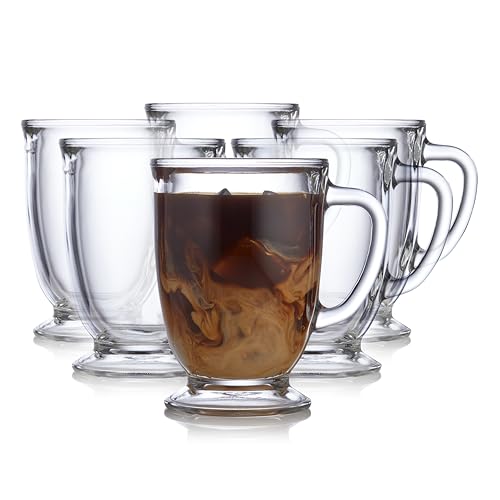 Libbey Kona Glass Coffee Mug Set Worth checking out For a more modern look,