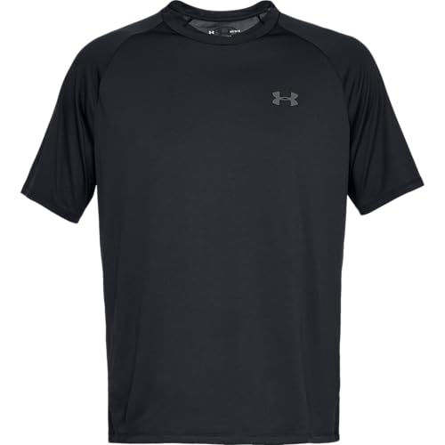 Under Armour Men's Tech 2.0 Short-Sleeve T-Shirt , Black (001)/Graphite, Large