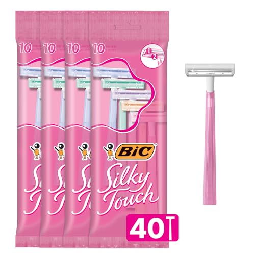 Silky Touch Womens Disposable 2 Blade Razors Travel Covers College