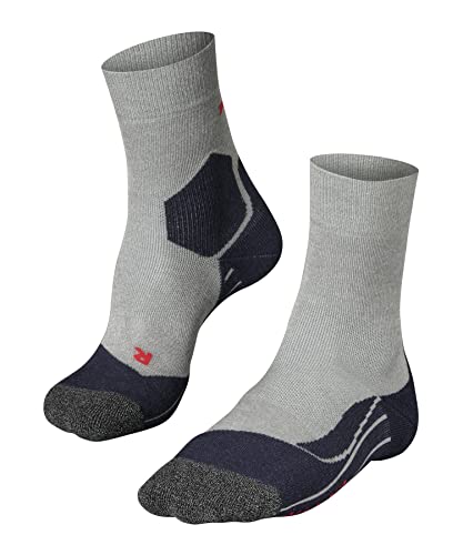 (-30%) FALKE Herren Laufsocken RU3 Comfort M So Lyocell Funktionsmaterial antiblasen 1 Paar, Grau Lightgrey 3406, 44-45