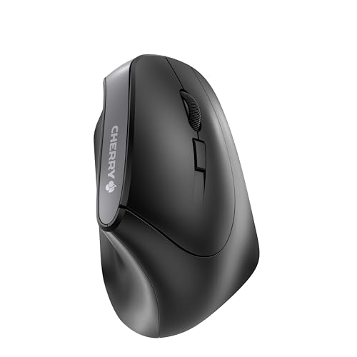 (-39%) CHERRY MW 4500, Ergonomische Vertikale Maus für Rechtshänder, Schwarz