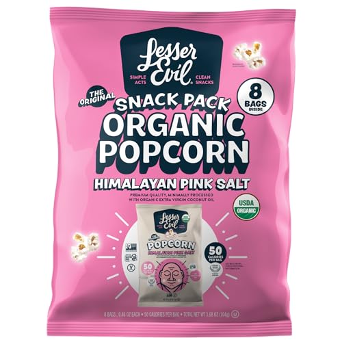 Lesser Evil - Buddha Bowl Organic Popcorn Himalayan Pink - 8 Pack(s)