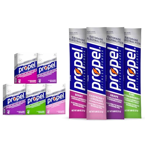 Electrolyte Enhanced Water Drink Mix Powder Packets 4 Flavor Variety