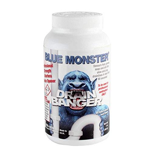 Blue Monster Drain Banger Drain Cleaner (1 lb.)Wild Tornado Foaming Sink &amp; Drain Cleaner - 2PC Unclogger for Kitche