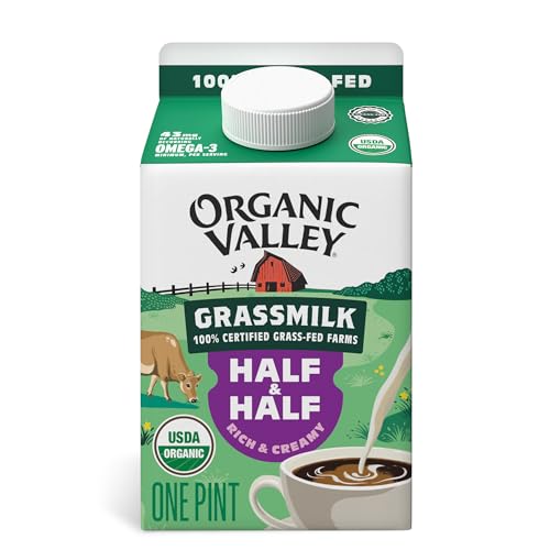 Organic Valley® Grassmilk® Organic Half and Half - Grass-fed - Creamer - Pint