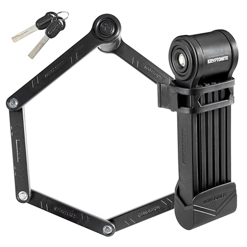 (-58%) Kryptonite Keeper 510 Faltschloss, faltbares Fahrradschloss inkl. Halterung, 6 Streben aus 3 mm dickem, gehärteten Stahl, Sicherheitslevel 5/10, für Fahrräder, 0,86 kg, 100 cm