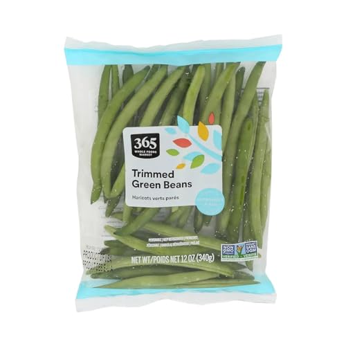 365 Everyday Value, Trimmed Green Beans, 12 oz bag