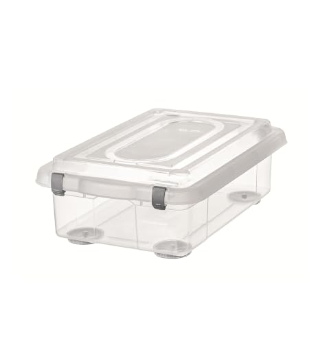 Sanremo - Caixa Organizadora Plástica de 8,6 Litros e Tampa com Travas, Linha Top Stock