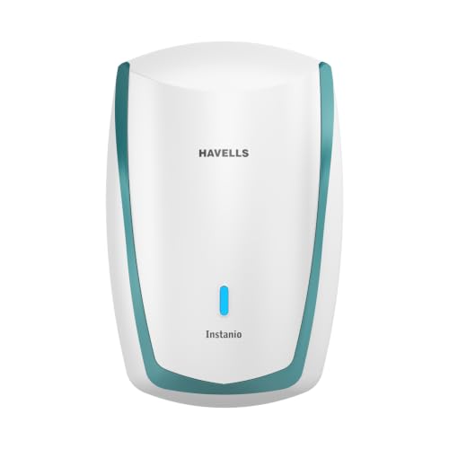 Havells Instanio 3L Instant Water Heater(Geyser)| Temp. Sensing LED Indicator| Rust & Shock Proof Body| ISI Marked|Warranty: 5 year on Inner Tank| Hig