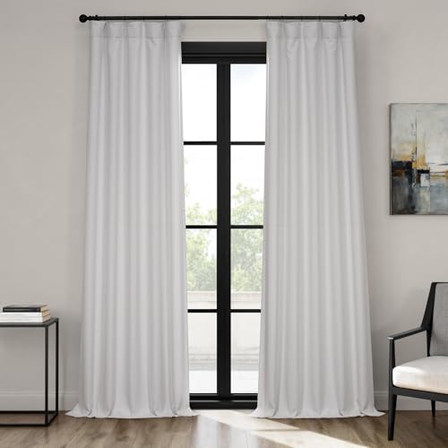 HPD Half Price Drapes - Faux L...Drapes for Home Decor,Oyster