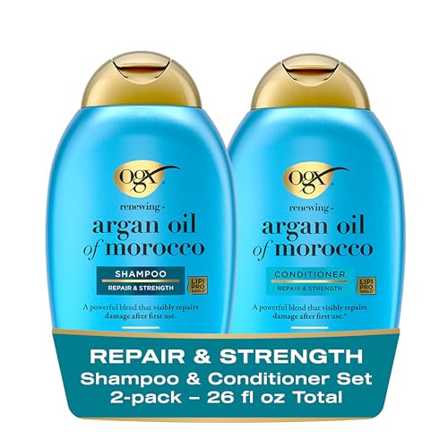 OGX Extra Strength Hydrate & Repair + Argan Oil of Morocco Shampoo & Conditioner Set