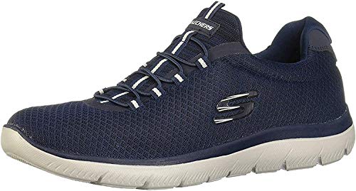 (-42%) Skechers Herren Summits 52811 Turnschuhe, Navy Mesh/Trim, 47.5 EU