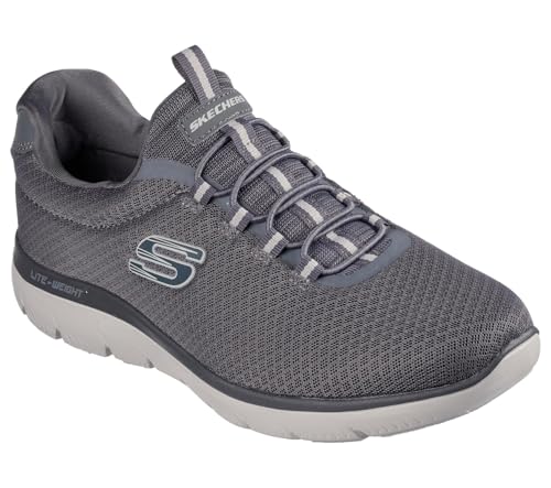 (-28%) Skechers Herren Summits Trainer, Charcoal Mesh/Trim, 40 EU
