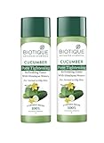 Biotique Cucumber Pore Tightening Toner 120mL Pack of 2