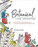Botanical Line Drawing 200 Stepbystep Flowers Leaves Cacti Succulents And Other Items Found In Nature English Edition