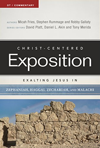 Exalting Jesus in Zephaniah, Haggai, Zechariah, and Malachi book cover