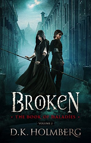 Broken book cover
