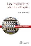 Les Institutions De La Belgique Les Indits De Droit Public