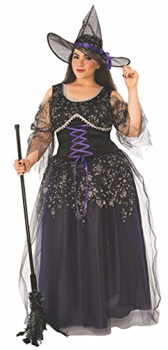 Rubies Midnight Witch Costume for Adults, Women's Plus